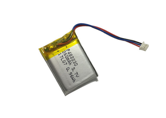 μπαταρία 3.7V 260mAh PAC, μπαταρία LiPO απαλλαγής υψηλού ποσοστού 10C για το φορητό ανεμιστήρα
