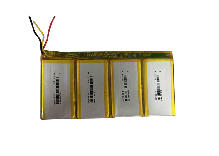 Μπαταρία 4S1P 14.8V 2250mAh PAC, επανακαταλογηστέο πακέτο πολυμερών μπαταριών λίθιου για την ταμπλέτα